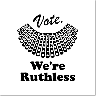 Vote We're Ruthless Feminist Women Vol.4 Posters and Art